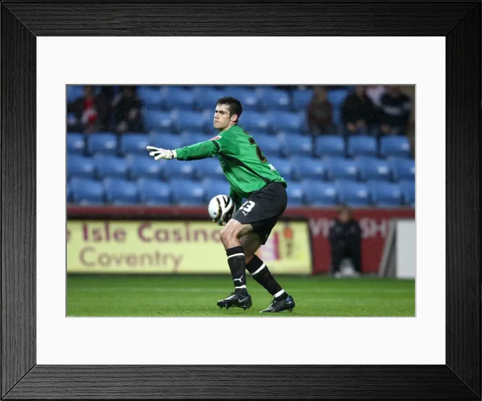 Framed Print : Daniel Ireland Guards Coventry City's Net in Carling Cup Clash against Aldershot Town (August 13, 2008) Framed Print : Daniel Ireland Guards Coventry City's Net in Carling Cup Clash against Aldershot Town (August 13, 2008)