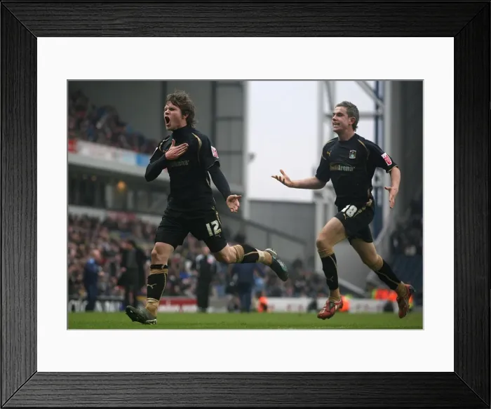 Framed Print : Coventry City's Shocking FA Cup Upset: Aron Gunnarsson's Stunning Goal vs. Blackburn Rovers (Feb 14, 2009) Framed Print : Coventry City's Shocking FA Cup Upset: Aron Gunnarsson's Stunning Goal vs. Blackburn Rovers (Feb 14, 2009)