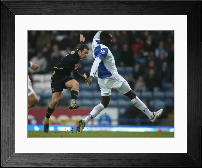 Framed Print : Michael Doyle Scores Coventry City's Second Goal in FA Cup Fifth Round Clash Against Blackburn Rovers (February 14, 2009)