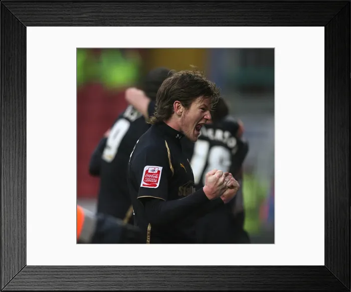 Framed Print : Double Delight: Gunnarsson and Doyle's FA Cup Fifth Round Goal Celebration (Coventry City vs. Blackburn Rovers, 02-14-2009) Framed Print : Double Delight: Gunnarsson and Doyle's FA Cup Fifth Round Goal Celebration (Coventry City vs. Blackburn Rovers, 02-14-2009)