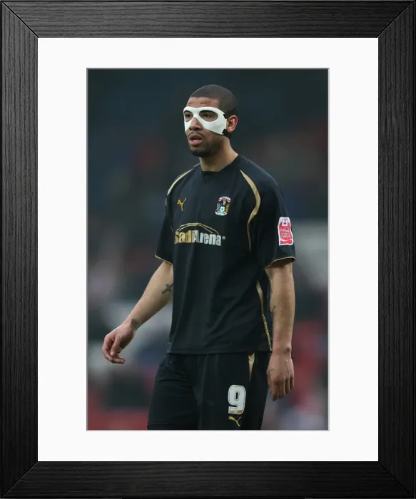 Framed Print : FA Cup Fifth Round: Leon Best Scores for Coventry City against Blackburn Rovers at Ewood Park (February 14, 2009) Framed Print : FA Cup Fifth Round: Leon Best Scores for Coventry City against Blackburn Rovers at Ewood Park (February 14, 2009)