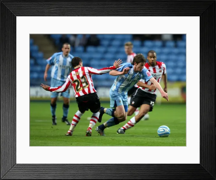 Framed Print : Coventry City vs Southampton: Aron Gunnarsson's Thrilling Run at Ricoh Arena (Coca-Cola Football Championship, 2008) Framed Print : Coventry City vs Southampton: Aron Gunnarsson's Thrilling Run at Ricoh Arena (Coca-Cola Football Championship, 2008)