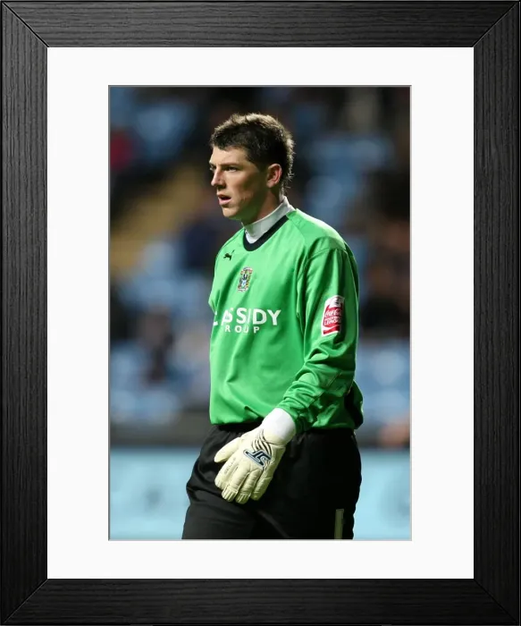 Framed Print : Coventry City vs Southampton: Keiren Westwood Guards the Net in the Coca-Cola Championship (04-10-2008) Framed Print : Coventry City vs Southampton: Keiren Westwood Guards the Net in the Coca-Cola Championship (04-10-2008)