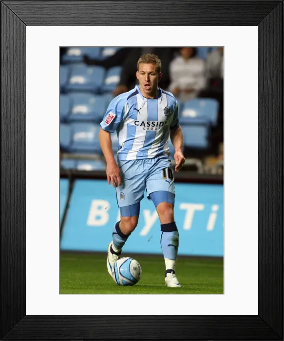 Framed Print : Freddy Eastwood's Thrilling Goal: Coventry City vs Burnley, Championship 2008 (Ricoh Arena) Framed Print : Freddy Eastwood's Thrilling Goal: Coventry City vs Burnley, Championship 2008 (Ricoh Arena)