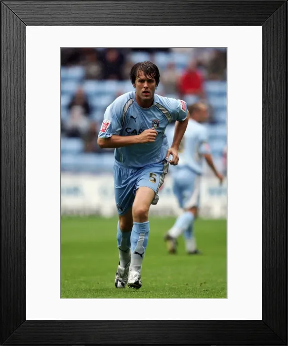 Framed Print : Coventry City vs Hull City: Elliott Ward in Action at the Ricoh Arena - Championship Match (August 18, 2007)