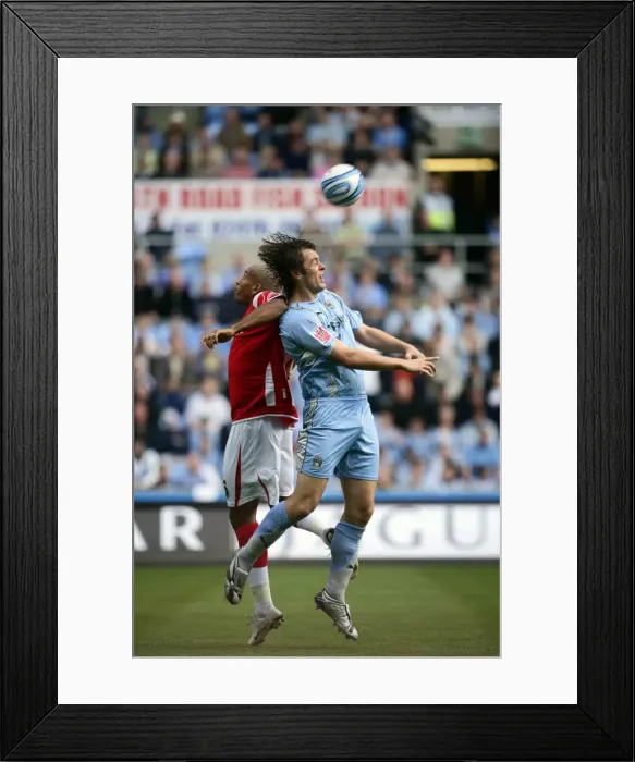 Framed Print : Coventry City vs Charlton Athletic: A Championship Battle - Elliott Ward vs Chris Iwelumo at Ricoh Arena (2007) Framed Print : Coventry City vs Charlton Athletic: A Championship Battle - Elliott Ward vs Chris Iwelumo at Ricoh Arena (2007)
