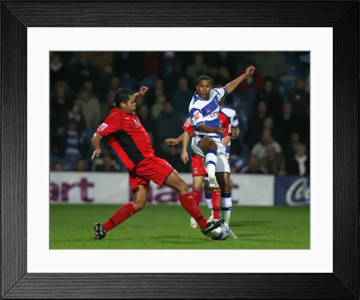 Framed Print : Battle for the Ball: Scott Sinclair vs. Marcus Hall - Coventry City vs. Queens Park Rangers, Championship 2007 Framed Print : Battle for the Ball: Scott Sinclair vs. Marcus Hall - Coventry City vs. Queens Park Rangers, Championship 2007