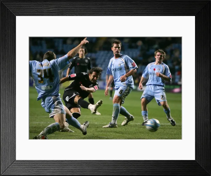 Framed Print : Andrade's Hat-Trick: Coventry City vs. West Bromwich Albion in Championship Action (12-11-2007) Framed Print : Andrade's Hat-Trick: Coventry City vs. West Bromwich Albion in Championship Action (12-11-2007)