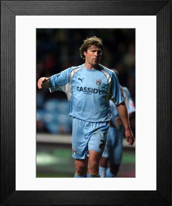 Framed Print : Arjan De Zeeuw in Action: Coventry City vs. West Bromwich Albion - Championship Clash at Ricoh Arena (12-11-2007) Framed Print : Arjan De Zeeuw in Action: Coventry City vs. West Bromwich Albion - Championship Clash at Ricoh Arena (12-11-2007)