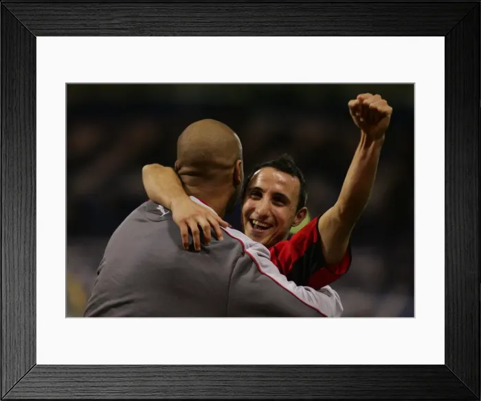 Framed Print : Coventry City's Michael Mifsud and Leon McKenzie Celebrate Goals in Coca-Cola Championship Match vs. West Bromwich Albion Framed Print : Coventry City's Michael Mifsud and Leon McKenzie Celebrate Goals in Coca-Cola Championship Match vs. West Bromwich Albion