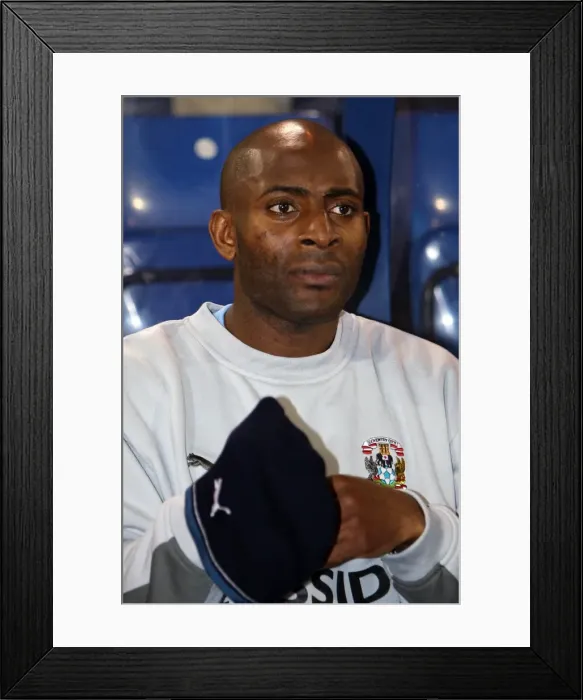 Framed Print : Dele Adebola at The Hawthorns: Coventry City vs. West Bromwich Albion, Championship 2007 Framed Print : Dele Adebola at The Hawthorns: Coventry City vs. West Bromwich Albion, Championship 2007