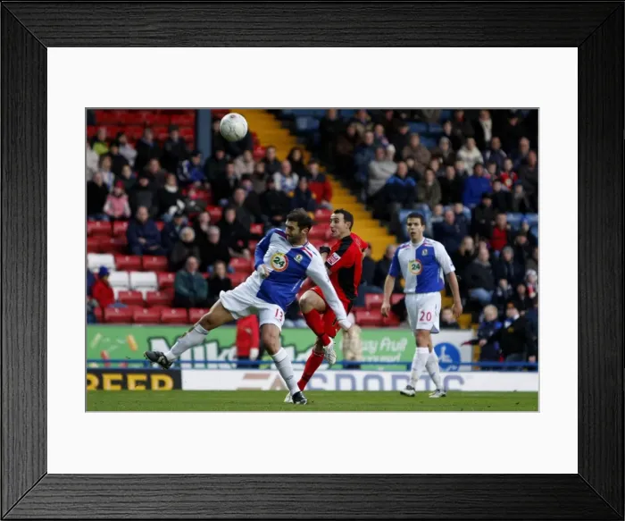 Framed Print : Michael Misfud Scores for Coventry City Against Blackburn Rovers in FA Cup Third Round at Ewood Park (05-01-2008) Framed Print : Michael Misfud Scores for Coventry City Against Blackburn Rovers in FA Cup Third Round at Ewood Park (05-01-2008)
