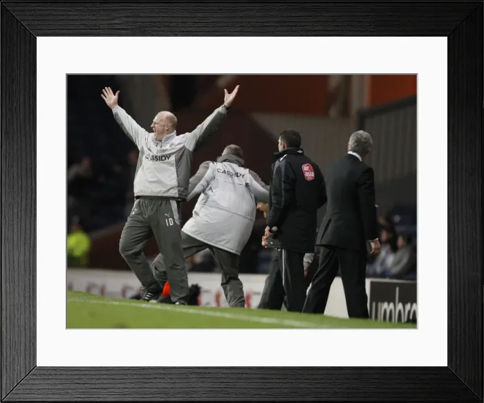 Framed Print : Iain Dowie's Triumph: Coventry City's Thrilling Third Goal in FA Cup Third Round at Blackburn Rovers (05-01-2008) Framed Print : Iain Dowie's Triumph: Coventry City's Thrilling Third Goal in FA Cup Third Round at Blackburn Rovers (05-01-2008)