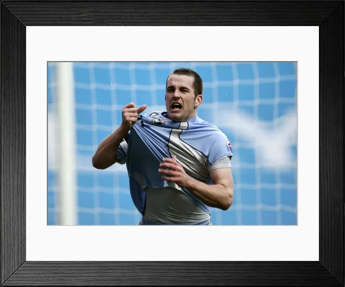 Framed Print : Coventry City's Michael Doyle Scores Second Goal Against Burnley in Championship Match (January 19, 2008, Ricoh Arena) Framed Print : Coventry City's Michael Doyle Scores Second Goal Against Burnley in Championship Match (January 19, 2008, Ricoh Arena)