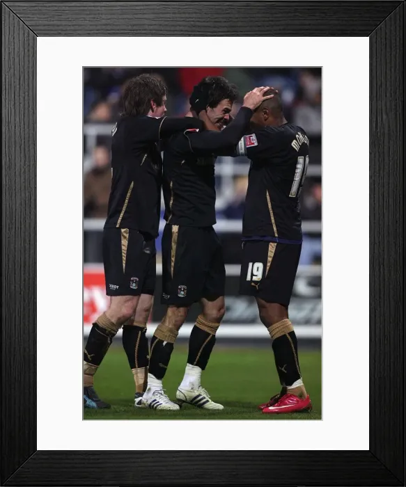 Framed Print : Coventry City's Glory: Daniel Fox Scores the Opener Against Queens Park Rangers in Championship Clash (Jan 10, 2009) Framed Print : Coventry City's Glory: Daniel Fox Scores the Opener Against Queens Park Rangers in Championship Clash (Jan 10, 2009)