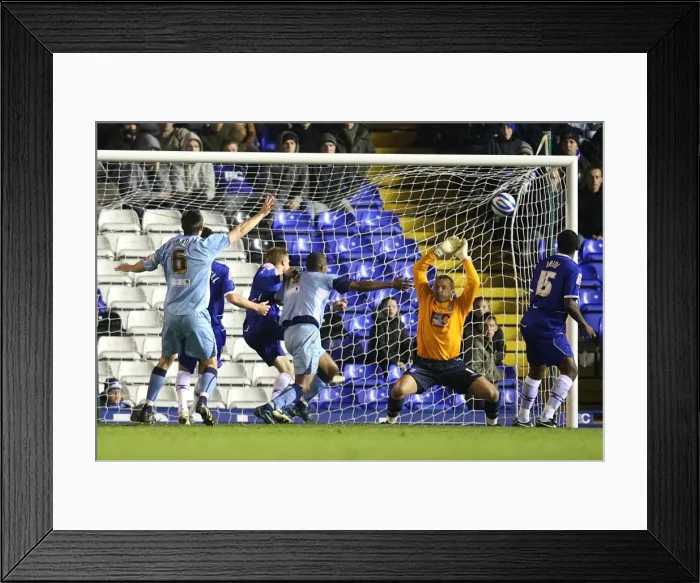 Framed Print : Clinton Morrison Scores First Goal for Coventry City Against Birmingham in Championship Match at St. Andrews Stadium (03-11-2008) Framed Print : Clinton Morrison Scores First Goal for Coventry City Against Birmingham in Championship Match at St. Andrews Stadium (03-11-2008)