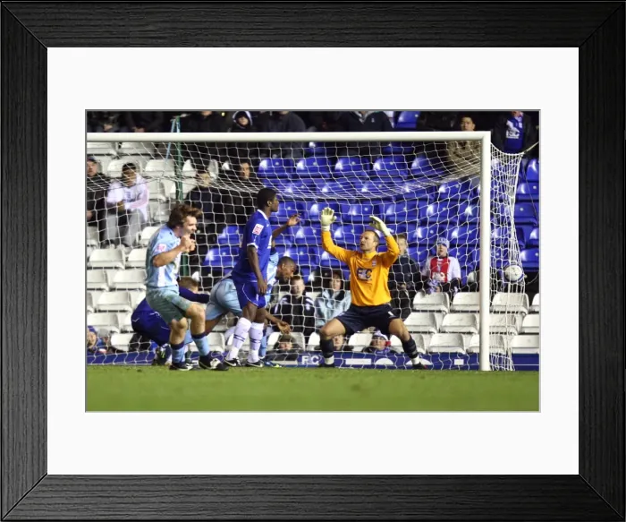 Framed Print : Clinton Morrison's Historic Goal: Coventry City vs. Birmingham City (03-11-2008) Framed Print : Clinton Morrison's Historic Goal: Coventry City vs. Birmingham City (03-11-2008)