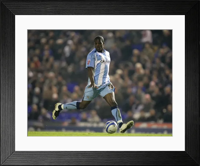 Framed Print : Isaac Osbourne in Action: Coventry City vs. Birmingham City, Championship Football Match at St. Andrews Stadium (03-11-2008) Framed Print : Isaac Osbourne in Action: Coventry City vs. Birmingham City, Championship Football Match at St. Andrews Stadium (03-11-2008)