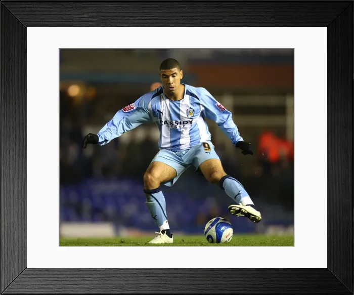 Framed Print : Leon Best Scores for Coventry City Against Birmingham City in Championship Match at St. Andrews Stadium (03-11-2008) Framed Print : Leon Best Scores for Coventry City Against Birmingham City in Championship Match at St. Andrews Stadium (03-11-2008)