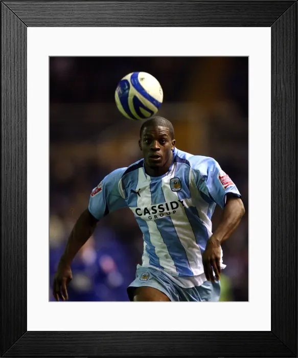 Framed Print : Isaac Osbourne in Action for Coventry City against Birmingham City in Championship Clash at St. Andrews Stadium (03-11-2008) Framed Print : Isaac Osbourne in Action for Coventry City against Birmingham City in Championship Clash at St. Andrews Stadium (03-11-2008)