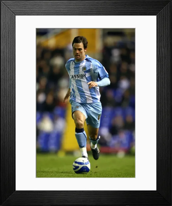 Framed Print : Daniel Fox of Coventry City Faces Off Against Birmingham City at St. Andrews Stadium in the Coca-Cola Football League Championship (November 3, 2008) Framed Print : Daniel Fox of Coventry City Faces Off Against Birmingham City at St. Andrews Stadium in the Coca-Cola Football League Championship (November 3, 2008)