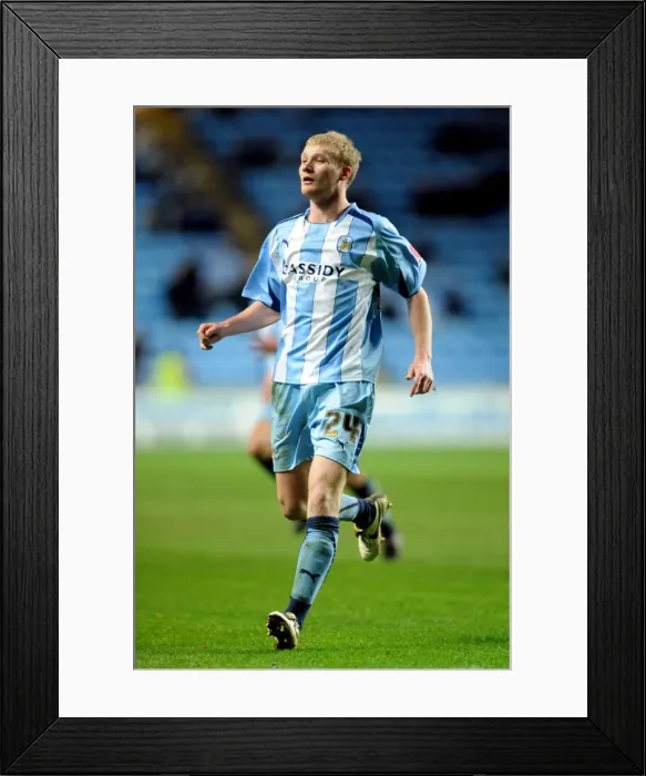 Framed Print : Championship Showdown: Robbie Simpson's Thrilling Performance for Coventry City vs Sheffield United (04-03-2009) at Ricoh Arena Framed Print : Championship Showdown: Robbie Simpson's Thrilling Performance for Coventry City vs Sheffield United (04-03-2009) at Ricoh Arena