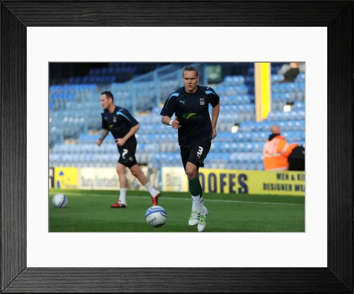 Framed Print : Chris Hussey in Action: Coventry City vs. Bury in Carling Cup Round 1 at Gigg Lane (09-08-2011) Framed Print : Chris Hussey in Action: Coventry City vs. Bury in Carling Cup Round 1 at Gigg Lane (09-08-2011)