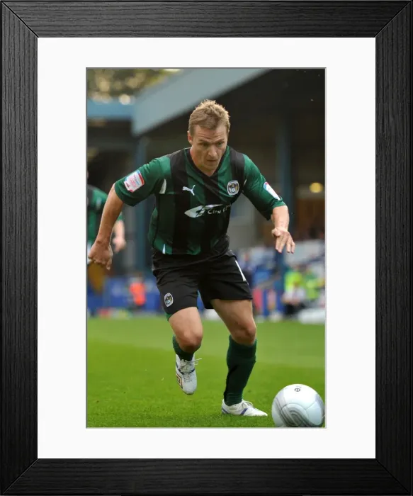 Framed Print : Gary McSheffrey of Coventry City Celebrates Carling Cup Upset over Bury at Gigg Lane (09-08-2011) Framed Print : Gary McSheffrey of Coventry City Celebrates Carling Cup Upset over Bury at Gigg Lane (09-08-2011)