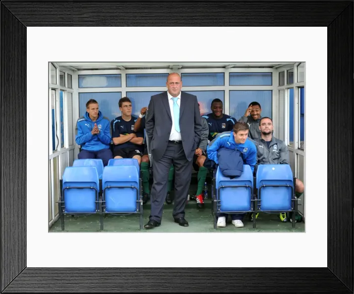 Framed Print : Andy Thorn Leads Coventry City in Carling Cup Clash at Gigg Lane (August 09, 2011 vs Bury) Framed Print : Andy Thorn Leads Coventry City in Carling Cup Clash at Gigg Lane (August 09, 2011 vs Bury)