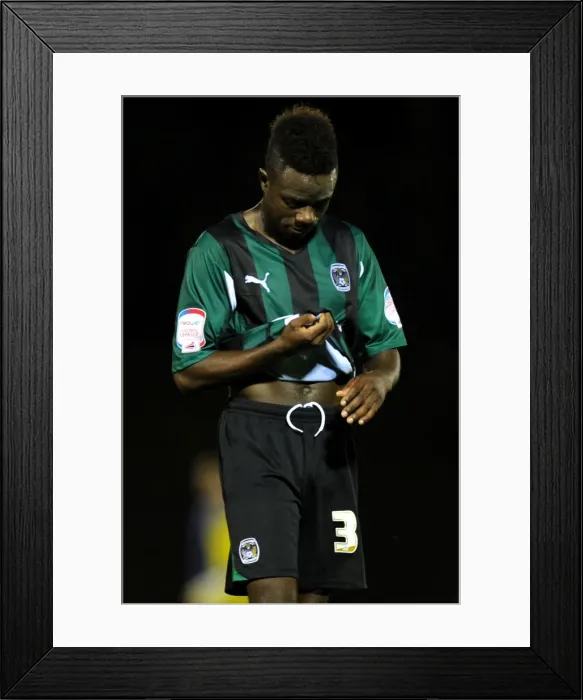 Framed Print : Gael Bigirimana in Action: Coventry City's Carling Cup Victory at Bury's Gigg Lane (August 9, 2011) Framed Print : Gael Bigirimana in Action: Coventry City's Carling Cup Victory at Bury's Gigg Lane (August 9, 2011)