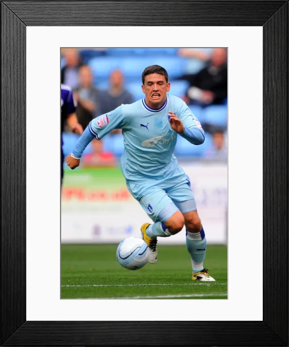 Framed Print : Cody McDonald Scores the Game-Winning Goal: Coventry City vs Derby County in Npower Championship (September 10, 2011) - Ricoh Arena Framed Print : Cody McDonald Scores the Game-Winning Goal: Coventry City vs Derby County in Npower Championship (September 10, 2011) - Ricoh Arena