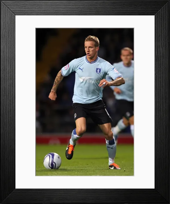 Framed Print : Carl Baker Clash: Coventry City vs Derby County, Championship 2011-12 - Ricoh Arena vs Ipswich Town Framed Print : Carl Baker Clash: Coventry City vs Derby County, Championship 2011-12 - Ricoh Arena vs Ipswich Town