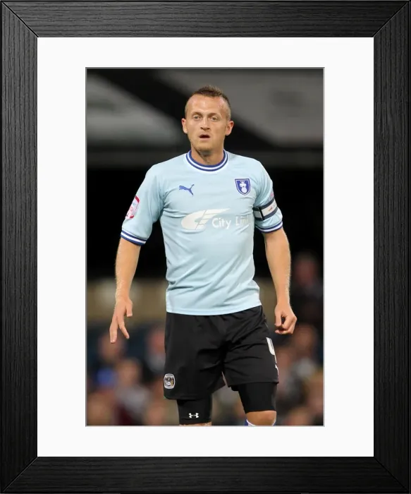 Framed Print : Sammy Clingan: Coventry City vs Derby County and Ipswich Town in Championship Action (September 2011)