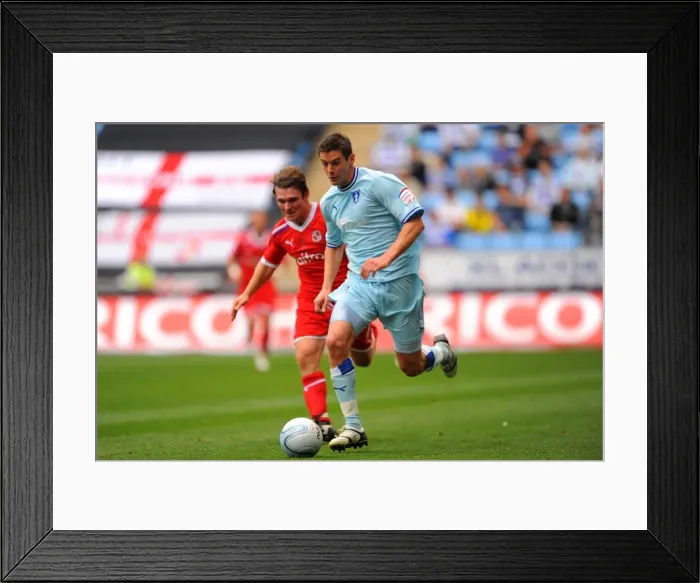 Framed Print : Coventry City vs Reading: Clash between Jutkiewicz and Tabb in Championship Action at Ricoh Arena Framed Print : Coventry City vs Reading: Clash between Jutkiewicz and Tabb in Championship Action at Ricoh Arena