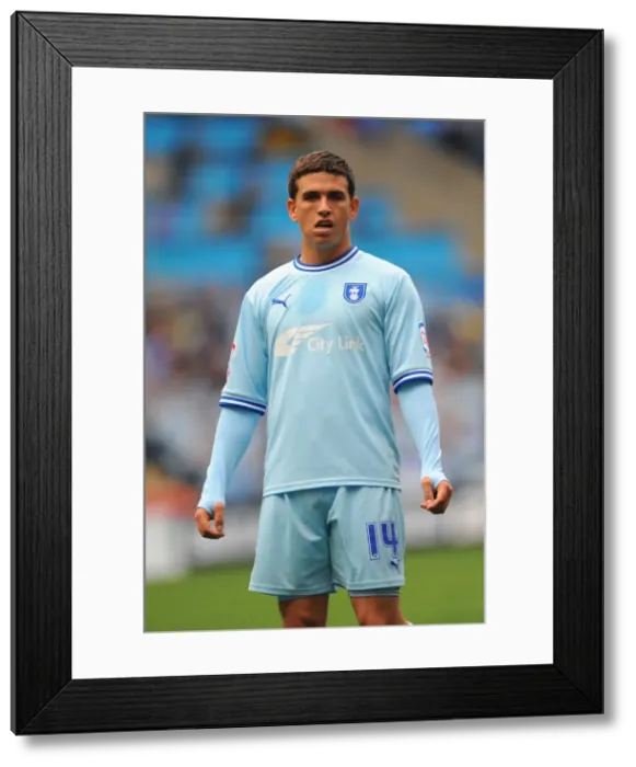 Framed Print : Cody McDonald Scores for Coventry City Against Reading in Championship Match at Ricoh Arena (24-09-2011)