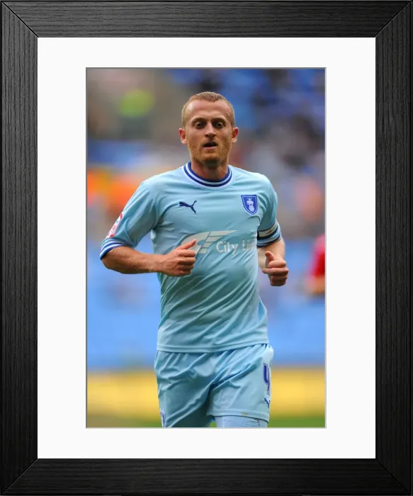 Framed Print : Sammy Clingan in Action for Coventry City vs. Reading at Ricoh Arena (2011) Framed Print : Sammy Clingan in Action for Coventry City vs. Reading at Ricoh Arena (2011)