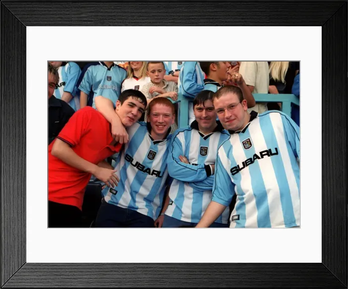 Framed Print : Passionate Clash: Coventry City vs. West Ham United in the FA Carling Premiership Framed Print : Passionate Clash: Coventry City vs. West Ham United in the FA Carling Premiership