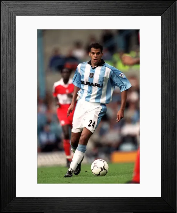 Framed Print : Marcus Hall in Action: Coventry City vs Middlesbrough, Premier League (August 19, 2000)