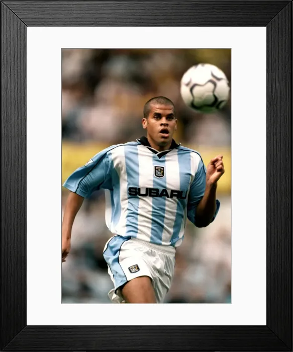 Framed Print : Coventry City vs Leeds United: Marcus Hall in Action (09-09-2000) Framed Print : Coventry City vs Leeds United: Marcus Hall in Action (09-09-2000)