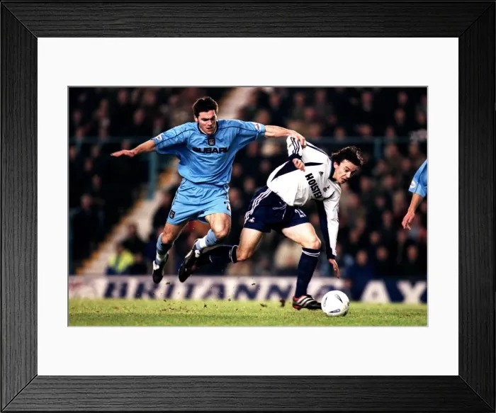 Framed Print : Battle of the FA Cup: Coventry City vs. Tottenham Hotspur - Davies vs. Edworthy (January 16, 2002) Framed Print : Battle of the FA Cup: Coventry City vs. Tottenham Hotspur - Davies vs. Edworthy (January 16, 2002)