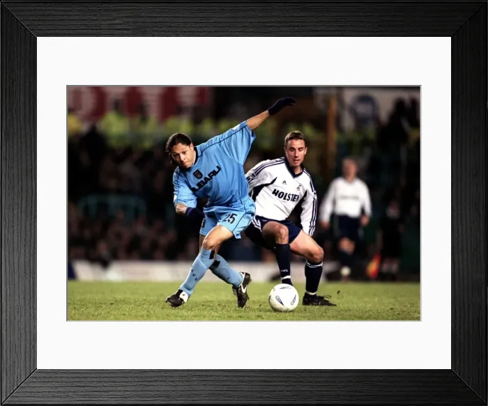 Framed Print : Battle of the Blues: Coventry City vs. Tottenham Hotspur in the FA Cup Third Round - Jairo Martinez vs. Chris Perry (January 16, 2002) Framed Print : Battle of the Blues: Coventry City vs. Tottenham Hotspur in the FA Cup Third Round - Jairo Martinez vs. Chris Perry (January 16, 2002)