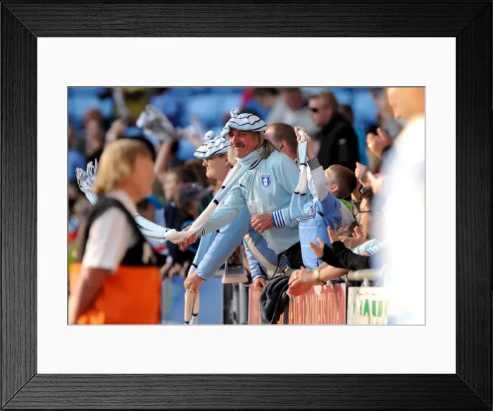 Framed Print : Electric Atmosphere: Coventry City vs Nottingham Forest Championship Showdown (15-10-2011) Framed Print : Electric Atmosphere: Coventry City vs Nottingham Forest Championship Showdown (15-10-2011)