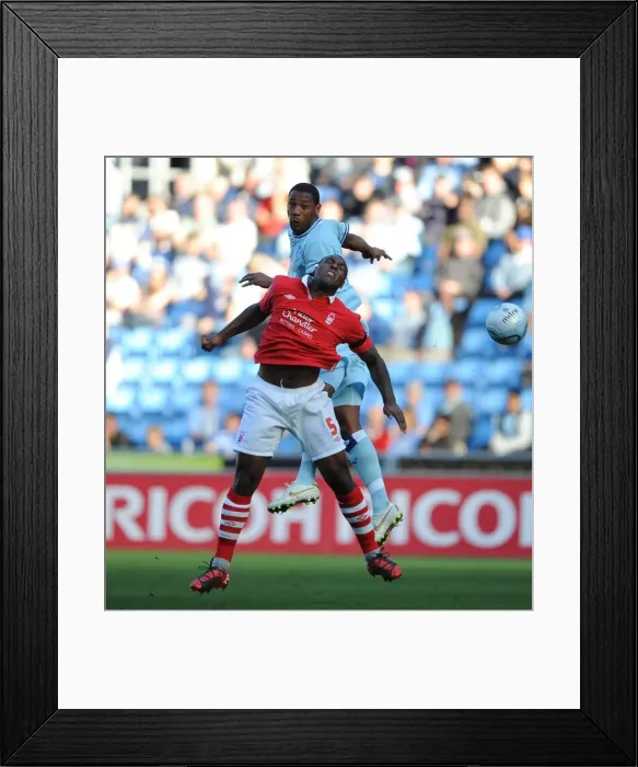 Framed Print : Clash at Ricoh Arena: Coventry City vs. Nottingham Forest - Championship Showdown Framed Print : Clash at Ricoh Arena: Coventry City vs. Nottingham Forest - Championship Showdown