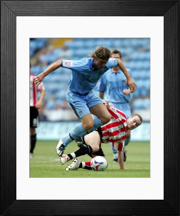 Framed Print : Championship Showdown: Elliott vs Heath at Ricoh Arena (2006) - Coventry City vs Sunderland Framed Print : Championship Showdown: Elliott vs Heath at Ricoh Arena (2006) - Coventry City vs Sunderland
