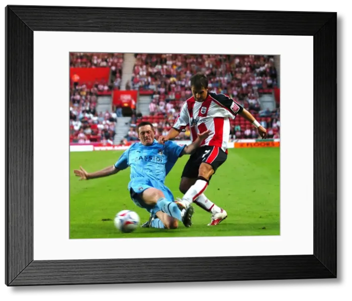 Framed Print : Coca-Cola Championship - Southampton v Coventry - St Marys Stadium Framed Print : Coca-Cola Championship - Southampton v Coventry - St Marys Stadium