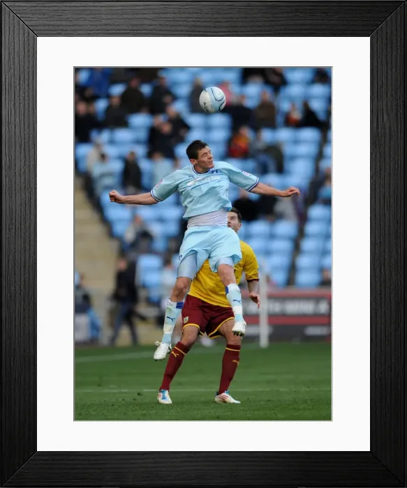 Framed Print : Battleground Ricoh Arena: Coventry City vs Burnley - A Championship Showdown Framed Print : Battleground Ricoh Arena: Coventry City vs Burnley - A Championship Showdown