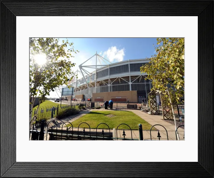 Framed Print : Memorial Garden at Ricoh Arena: Coventry City vs Burnley (Championship Match, October 22, 2011)