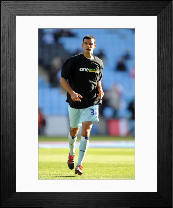 Framed Print : Gearing Up: Conor Thomas Pre-Game Ritual at Coventry City vs Burnley (Npower Championship, 22-10-2011, Ricoh Arena) Framed Print : Gearing Up: Conor Thomas Pre-Game Ritual at Coventry City vs Burnley (Npower Championship, 22-10-2011, Ricoh Arena)