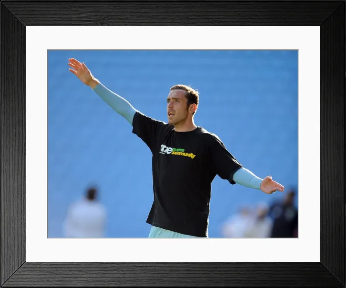 Framed Print : Richard Keogh's Focused Pre-Game Warm-Up: Coventry City vs. Burnley, Npower Championship (2011) Framed Print : Richard Keogh's Focused Pre-Game Warm-Up: Coventry City vs. Burnley, Npower Championship (2011)