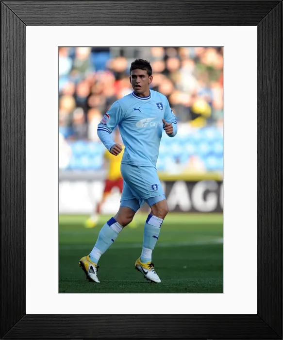 Framed Print : Cody McDonald Scores: Coventry City vs Burnley (Npower Championship, 22-10-2011) Framed Print : Cody McDonald Scores: Coventry City vs Burnley (Npower Championship, 22-10-2011)